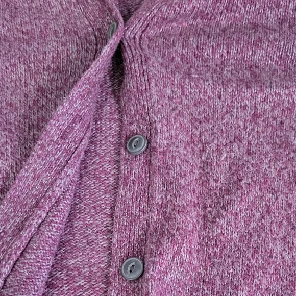 Woolrich Women's Maroon Hooded Button Front Cardigan Sweater - Picture 6 of 10